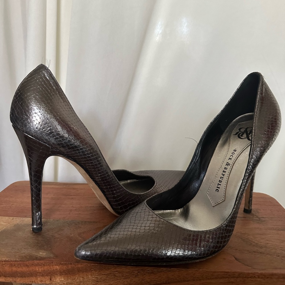 Authentic Python Silver Pump - image 1